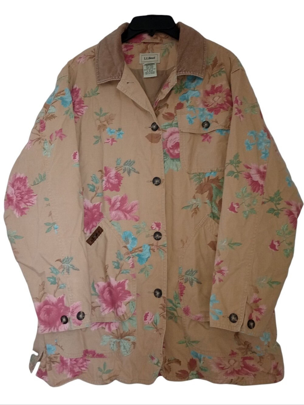 L.L. Bean Floral Barn Jacket